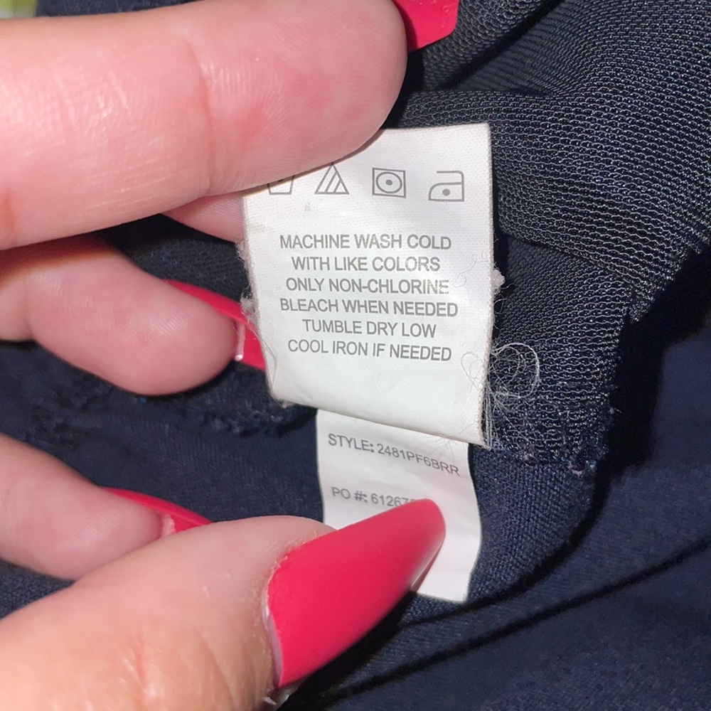 Briggs New York Elastic Waist Pants W/ Pockets - Blue - Size 14S - Picture 11 of 11